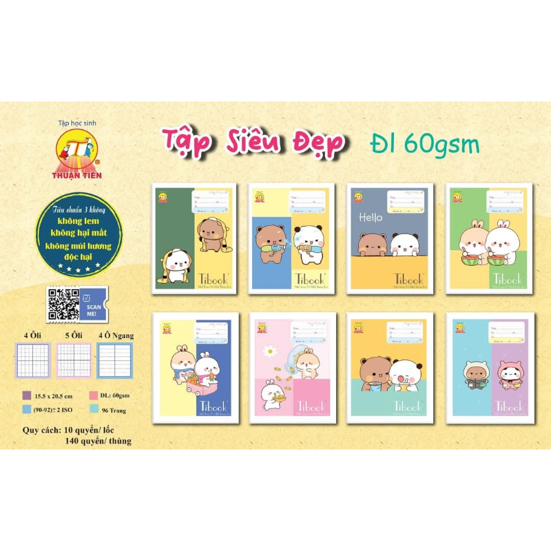 Tập HS Thuận Tiến My friend 96 trang 60gsm A5 (10/140)