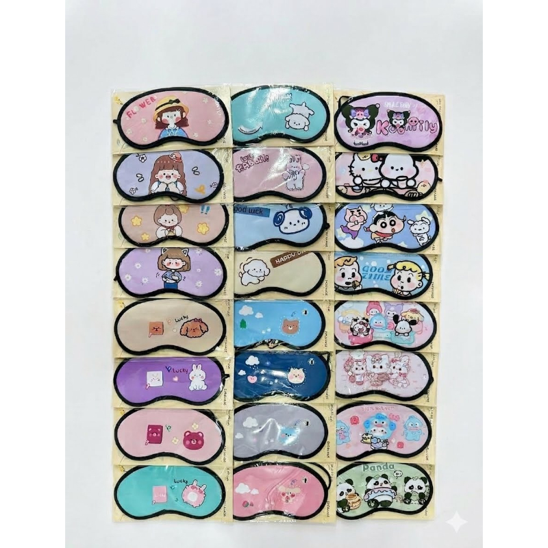 Che mắt ngủ có gel làm lạnh hình thú cute
