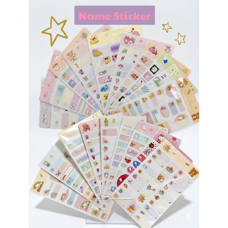 Name sticker nhãn tên - Nhãn ghi tên đồ dùng cho bé