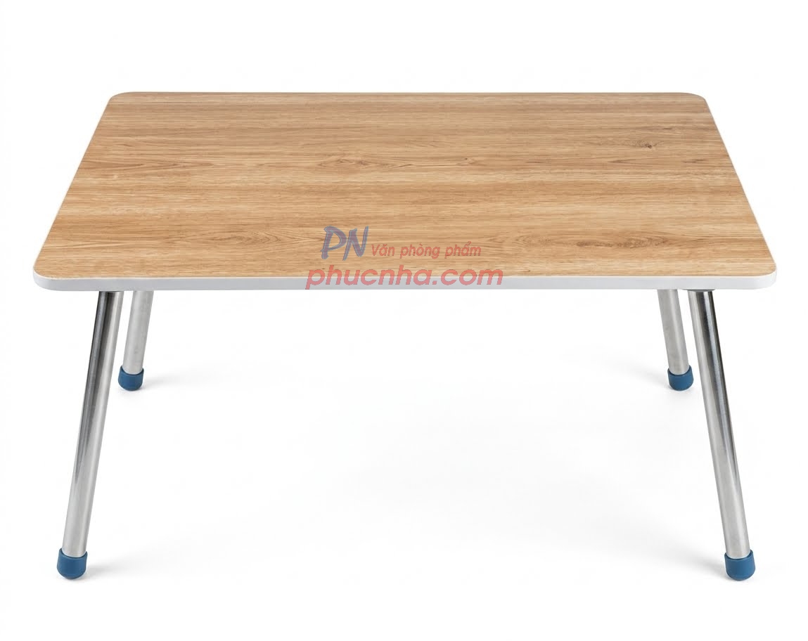 Bàn xếp vân gỗ chân ống (thường) - Bàn học gấp gọn học sinh, sinh viên | 30cm x 50cm x 20cm / 39 cm x 60cm x 30cm / 50cm x 70cm x 30cm 