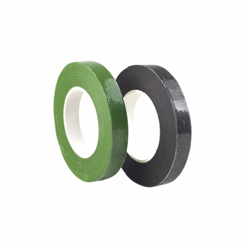 Băng keo sáp quấn cành 1.2cm (12) xanh lá/ nâu