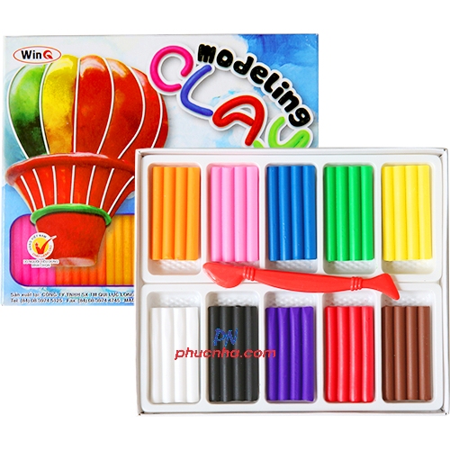 Đất sáp nặn WinQ D-10 10 màu (5/90)