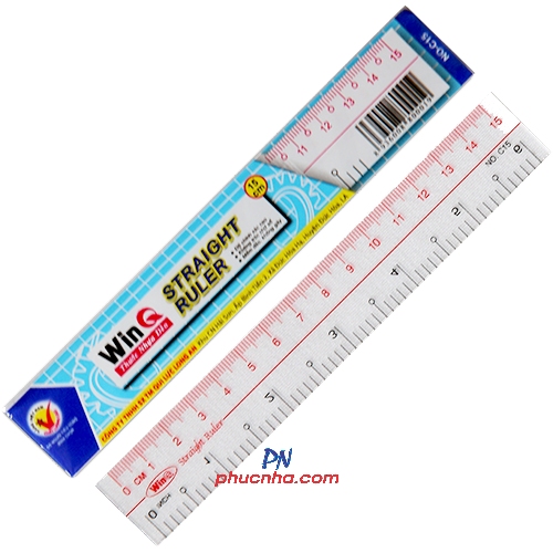 Thước kẻ 15cm WinQ C15 dẻo mỏng (50)