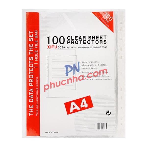 Bìa lỗ A4 320g tem đỏ (70 xấp/ T)