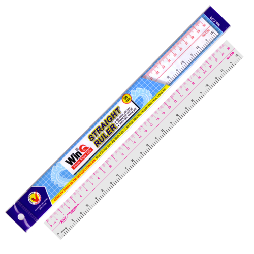 Thước kẻ 30cm WinQ C30 dẻo mỏng (50)