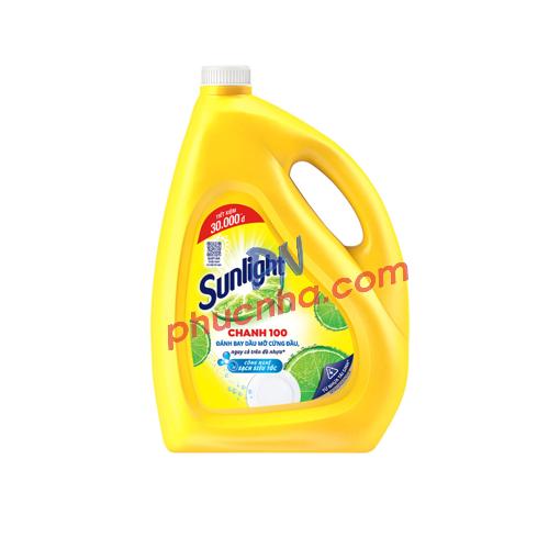 Nước rửa chén Sunlight chanh 100 3.6kg (3 can / thùng)