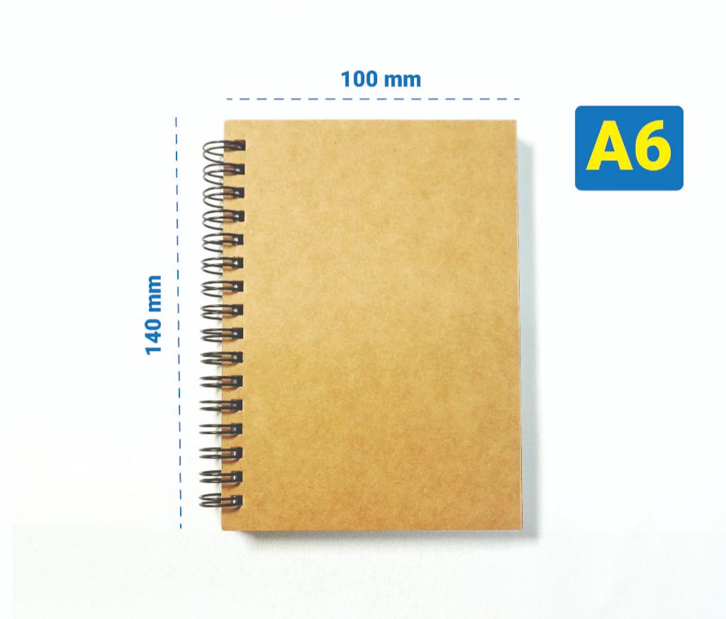 Sổ vẽ lò xo Sketchbook Uni 130gsm, 100 trang - A4| A5| A6