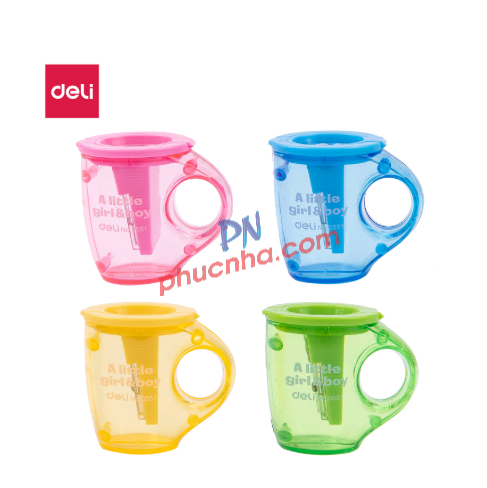 Gọt bút chì Deli 0551 2 lỗ hình cốc (12)