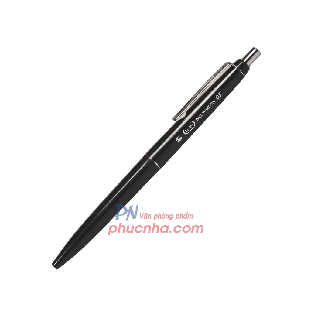 Bút bi Thiên Long TL-031 0.5mm (20) - Bút bi nét nhỏ TL031 Mực xanh/ đỏ/ đen