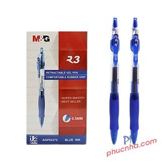Bút gel bấm R3 M&G AGP02372 0.5mm bản tiếng Anh (12)