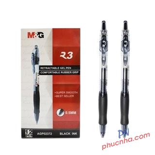 Bút gel bấm R3 M&G AGP02372 0.5mm bản tiếng Anh (12)