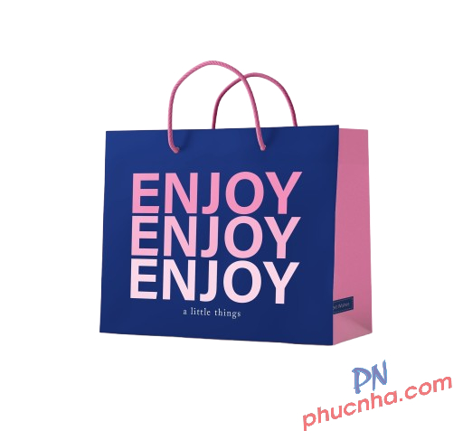 Túi giấy MI ngang size XL Linh Lan TNMI-XL 27 x 32 x 11