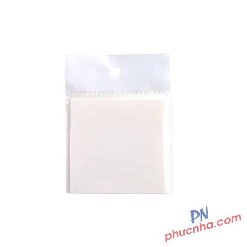Giấy notes nhựa trong suốt màu 75x75mm