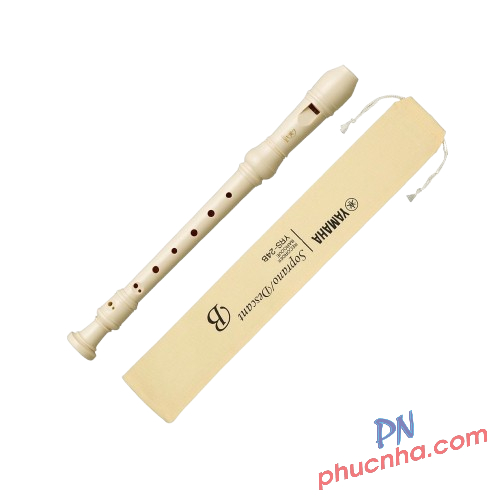 Sáo dọc recoder nhựa Yamaha YRS-24B kèm túi đựng, que vệ sinh