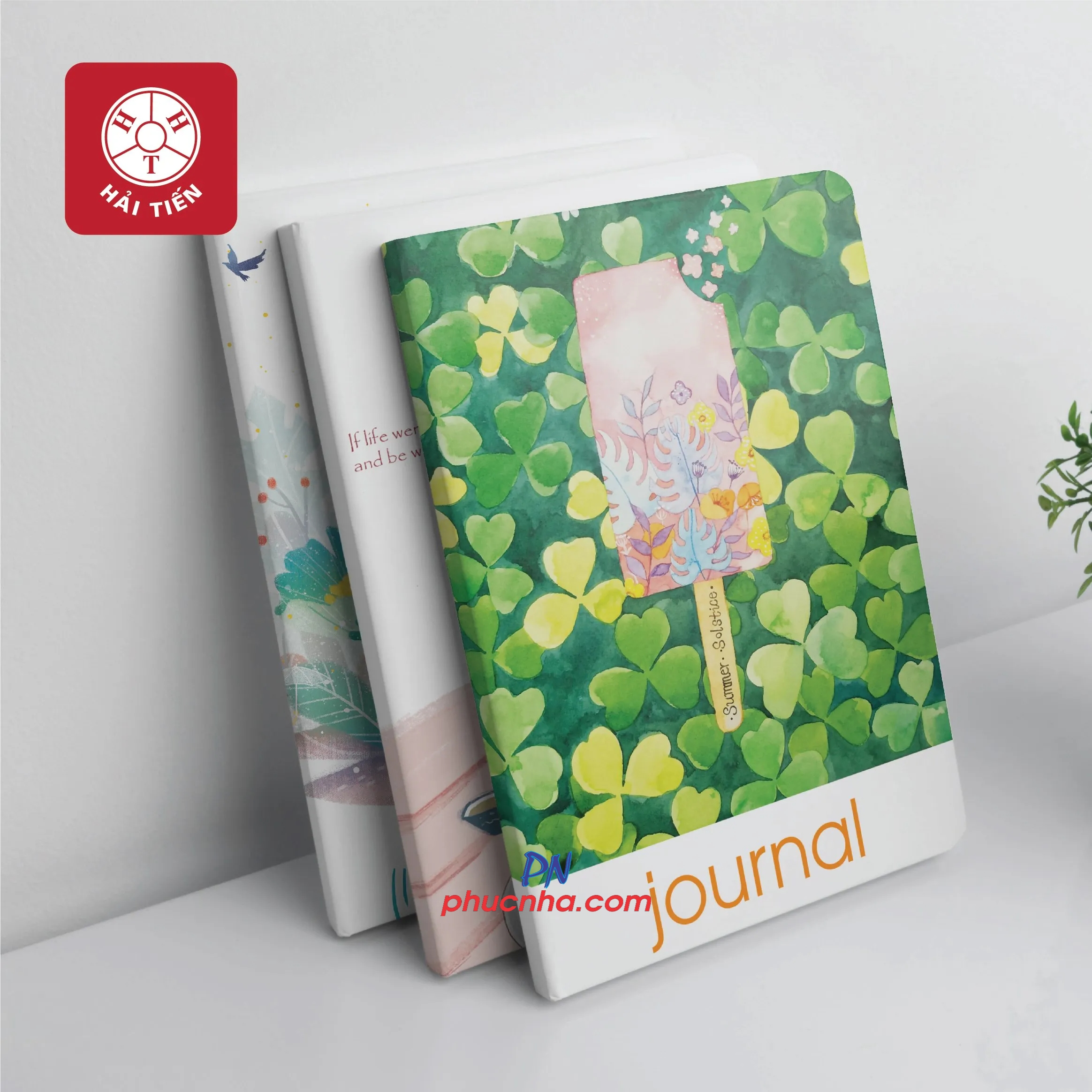Sổ bìa cứng Hải Tiến Journal 6 7536 200tr 70gsm A5 kẻ ngang
