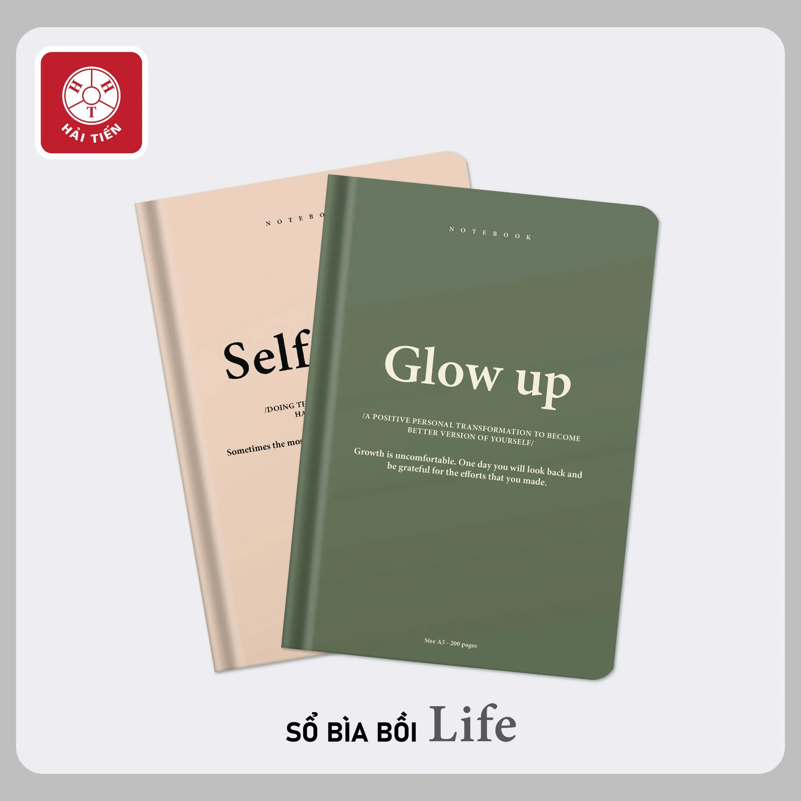 Sổ bìa cứng Hải Tiến Life 9035/ 8601 A5 135x195mm 160 trang 100gsm