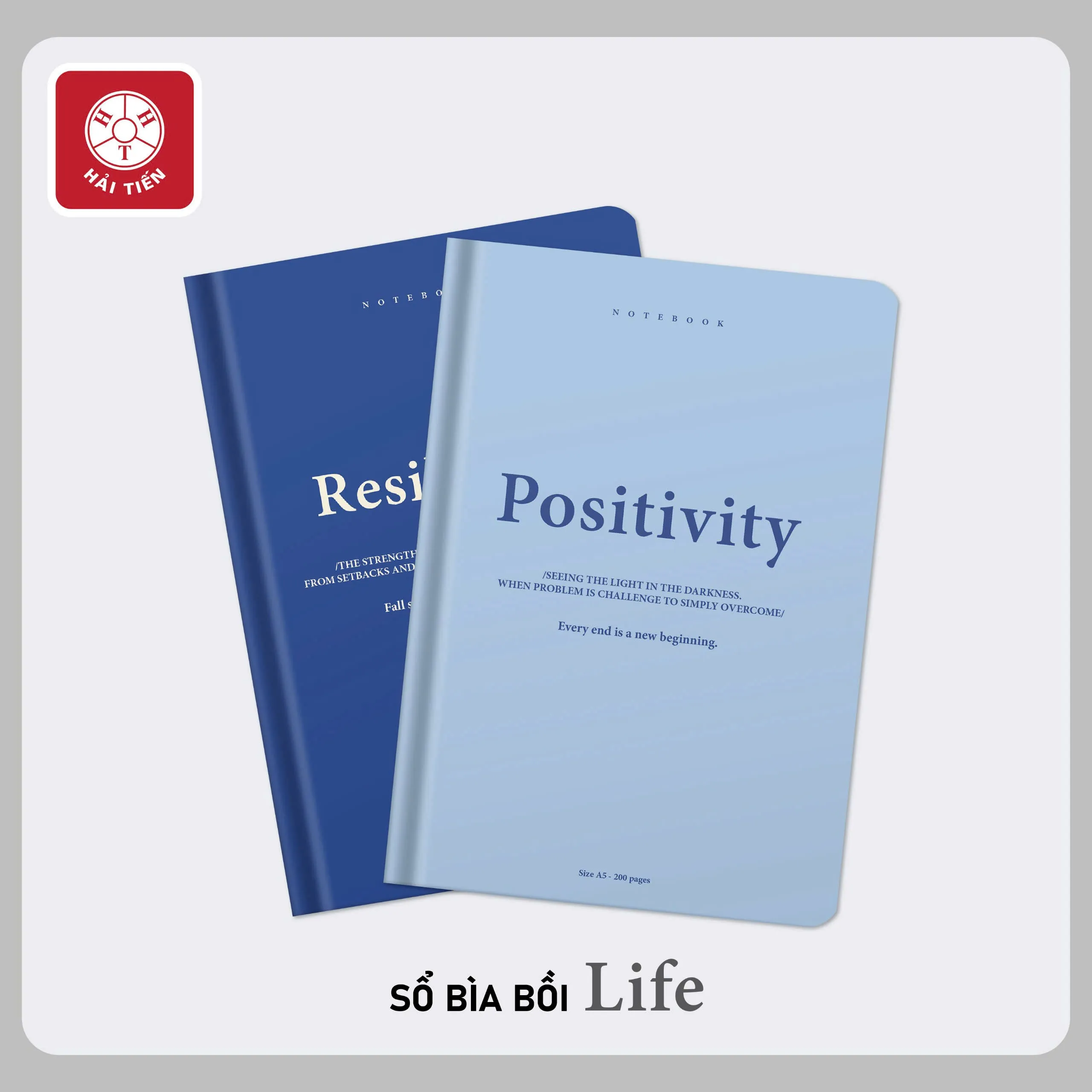 Sổ bìa cứng Hải Tiến Life 9035/ 8601 A5 135x195mm 160 trang 100gsm