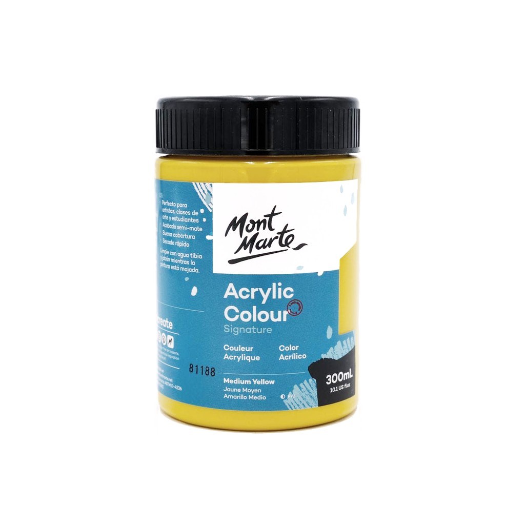 Màu vẽ acrylic 300ml Mont Marte
