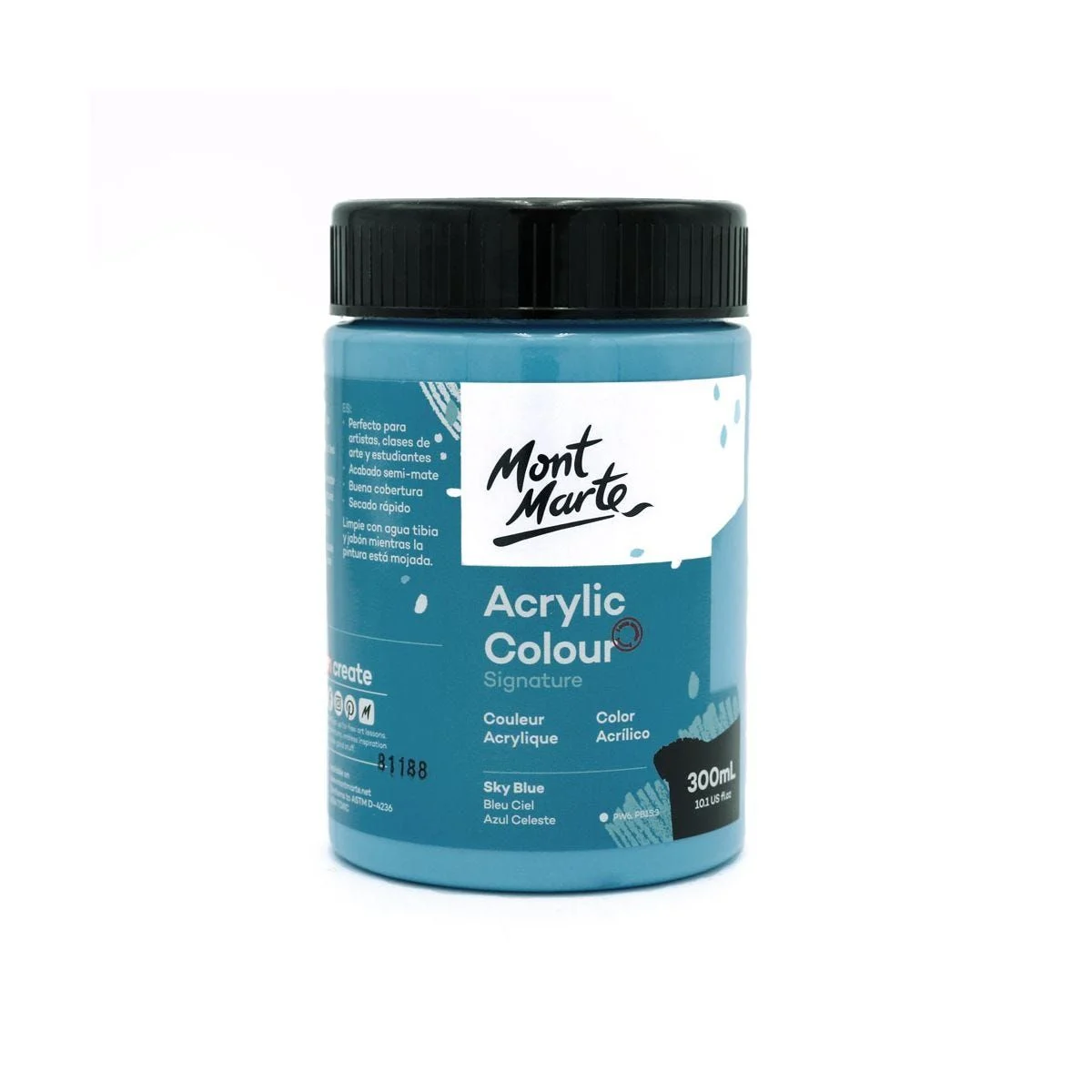 Màu vẽ acrylic 300ml Mont Marte