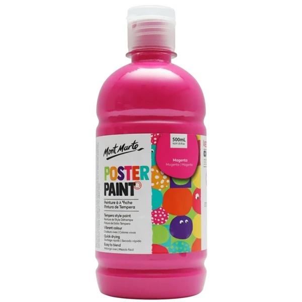 Màu vẽ poster 500ml Mont Marte
