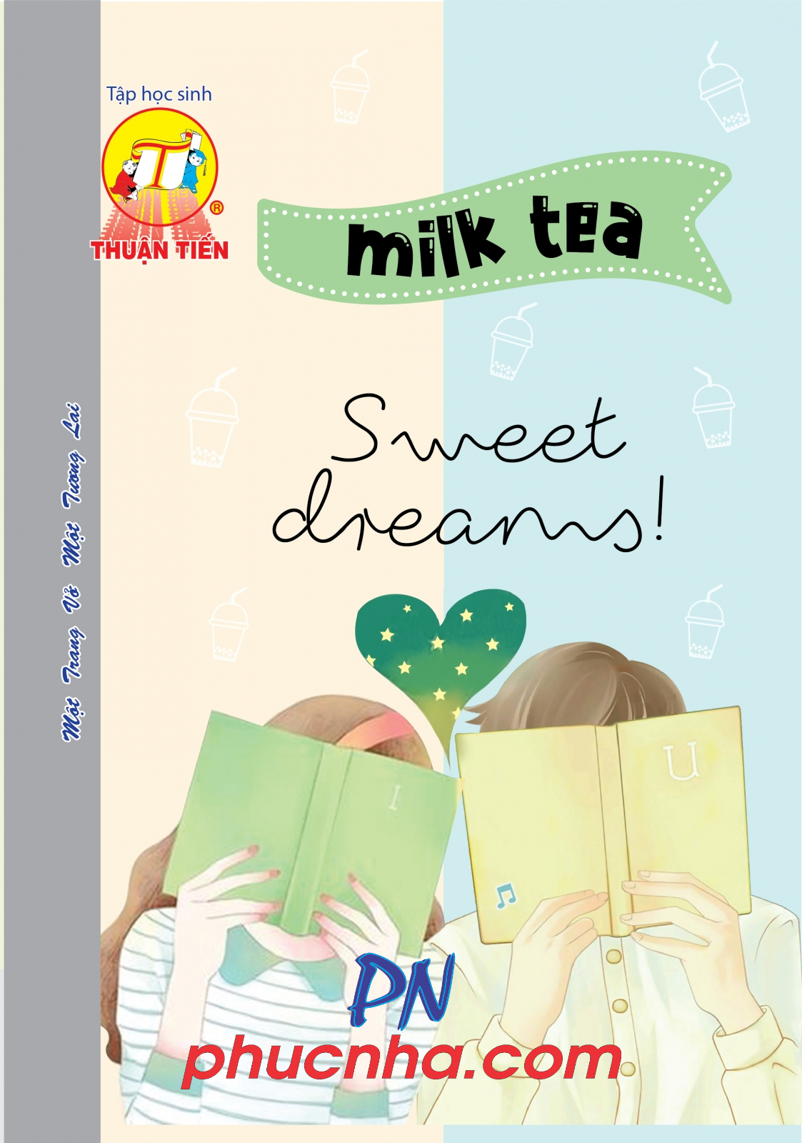 Tập SV Thuận Tiến Milk tea B5 200tr 80gsm kẻ ngang (2/60)