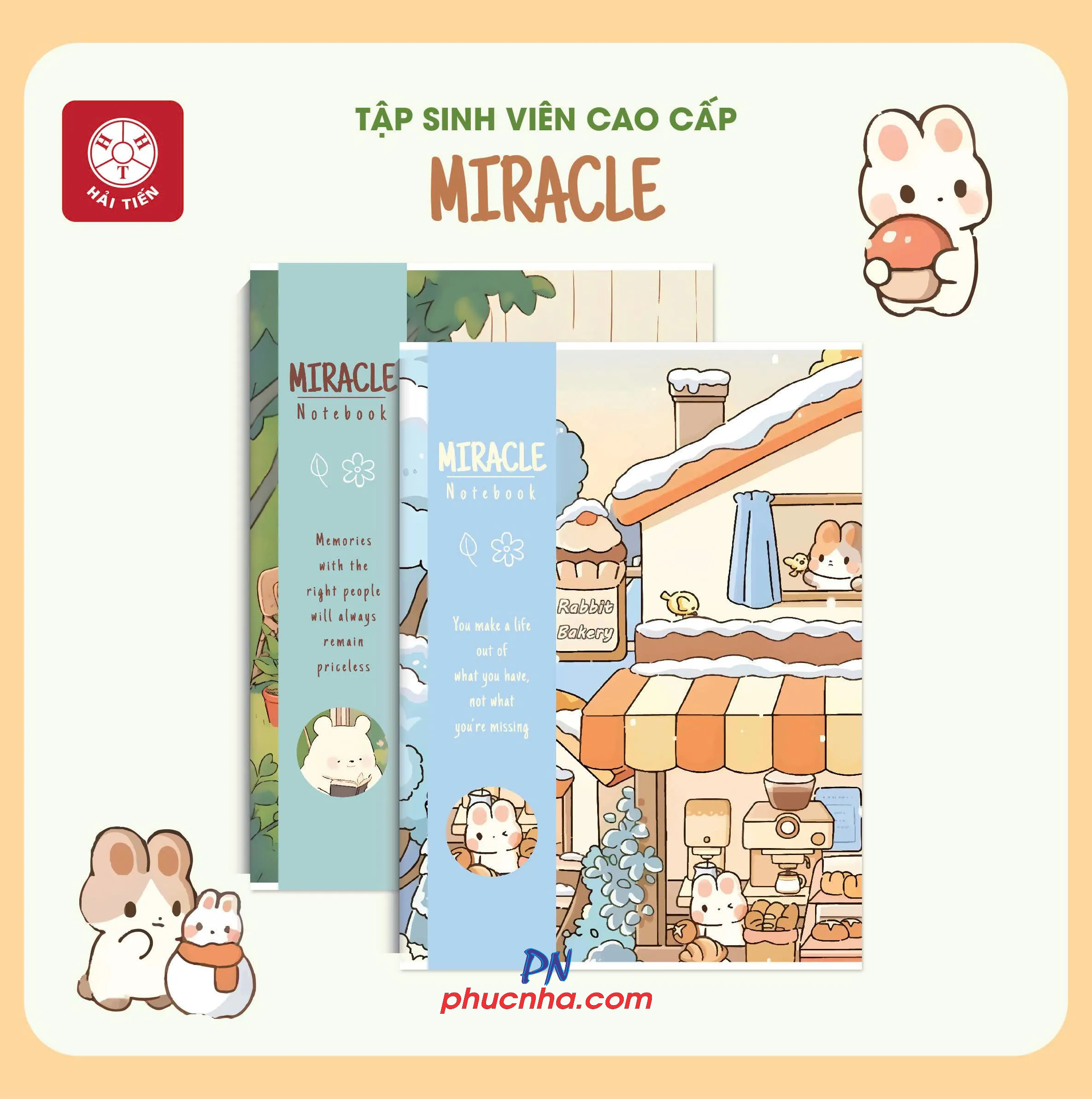 Tập Hải Tiến Miracel 7048 200 trang sinh viên B5 70gsm 4 ly ngang (3/60)