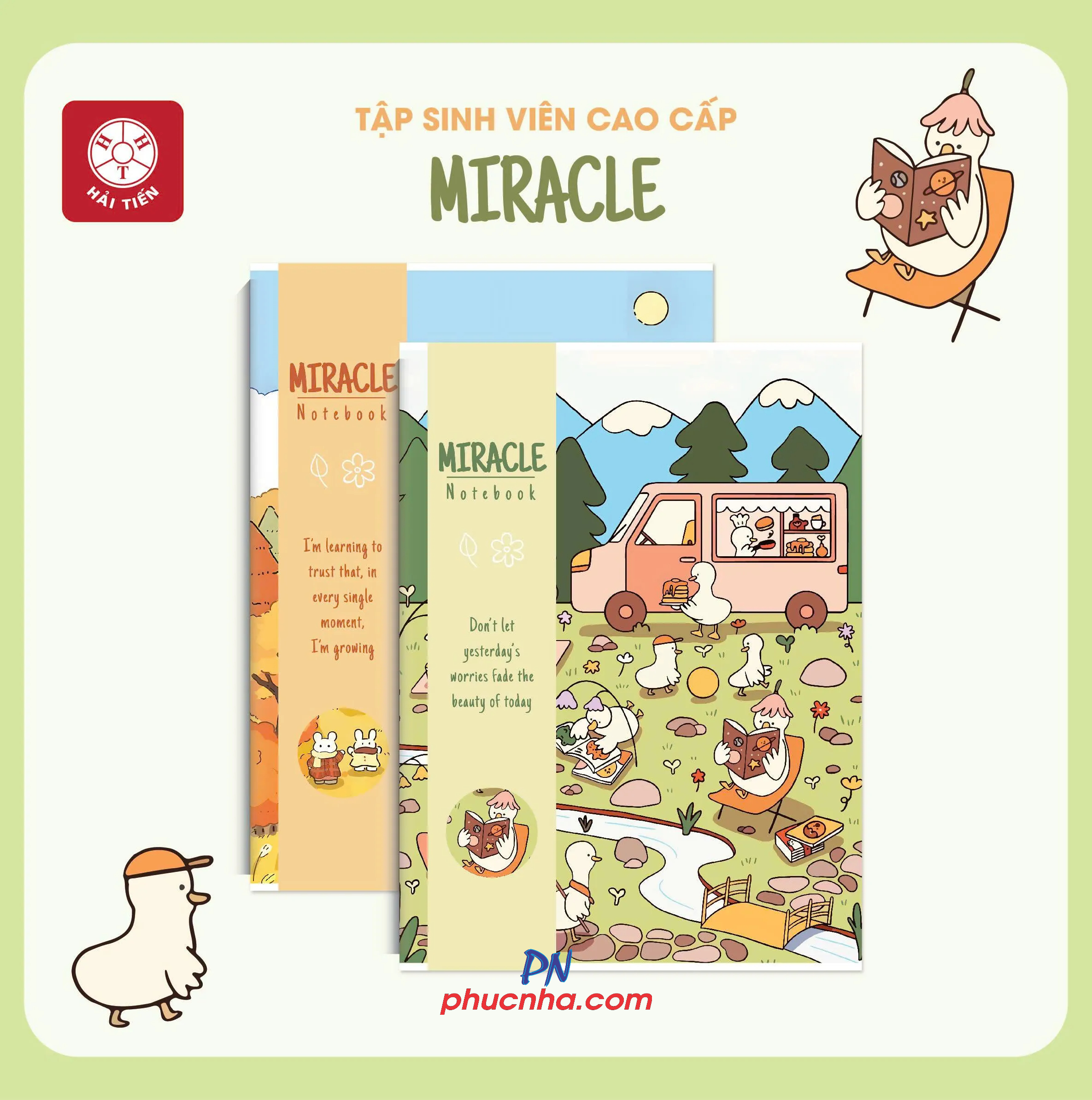 Tập Hải Tiến Miracel 7048 200 trang sinh viên B5 70gsm 4 ly ngang (3/60)