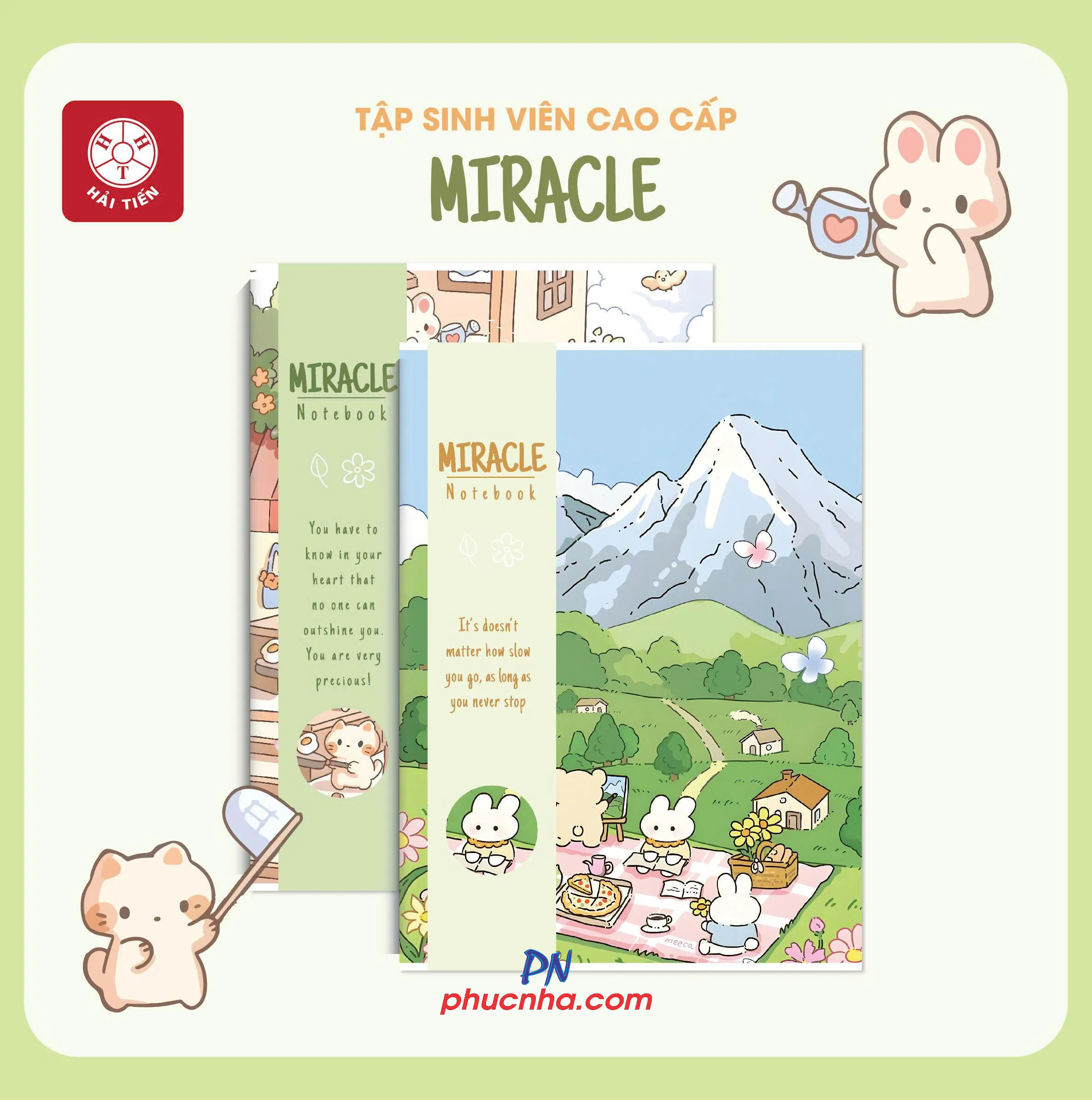 Tập Hải Tiến Miracel 7048 200 trang sinh viên B5 70gsm 4 ly ngang (3/60)