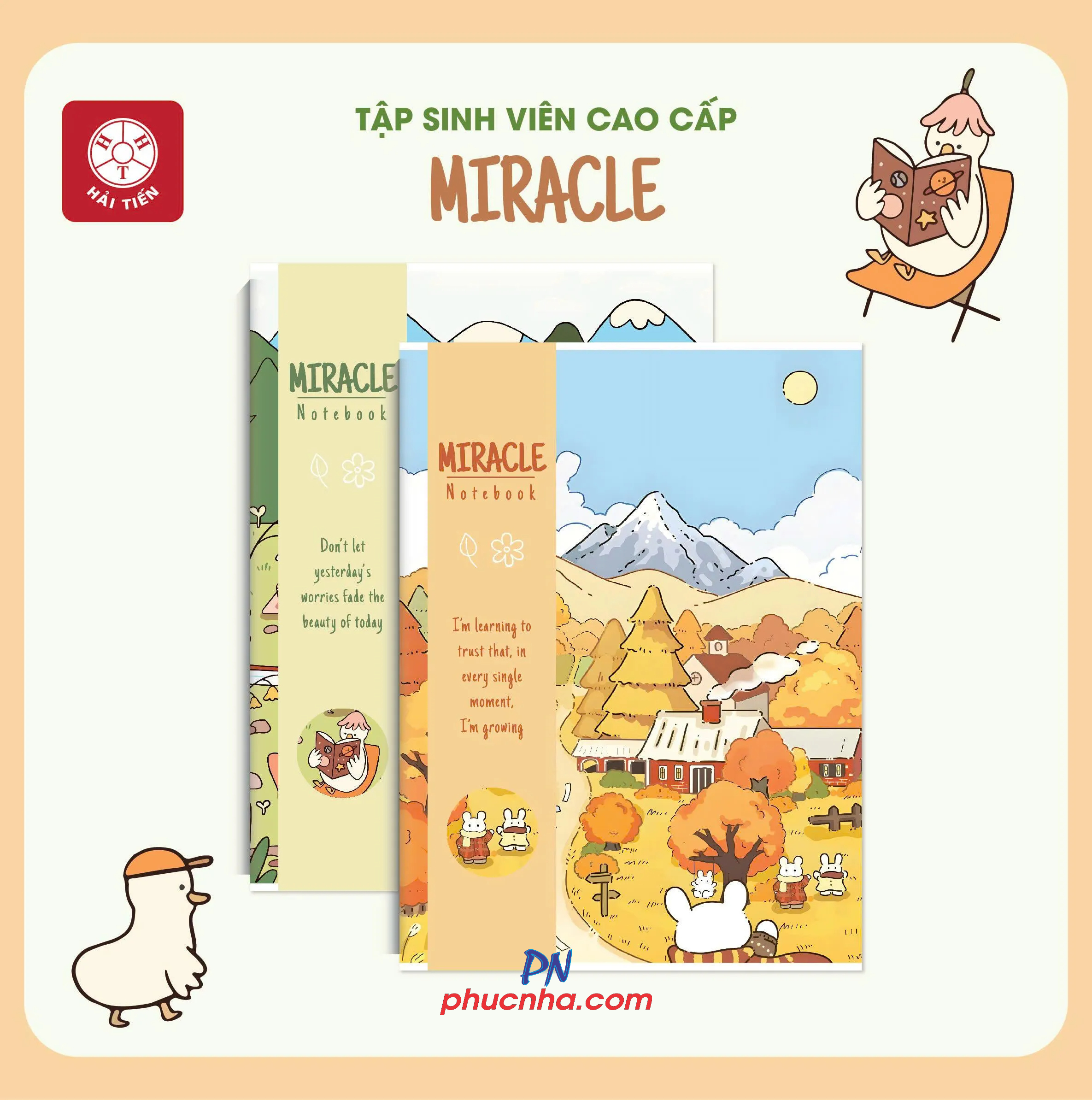 Tập Hải Tiến Miracel 7048 200 trang sinh viên B5 70gsm 4 ly ngang (3/60)