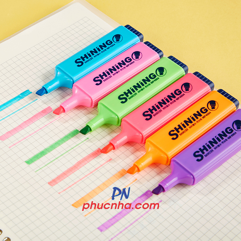 Bút dạ quang Baoke Shining MP4904 (10)