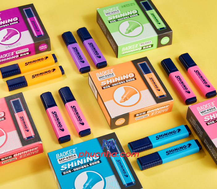 Bút dạ quang Baoke Shining MP4904 (10)