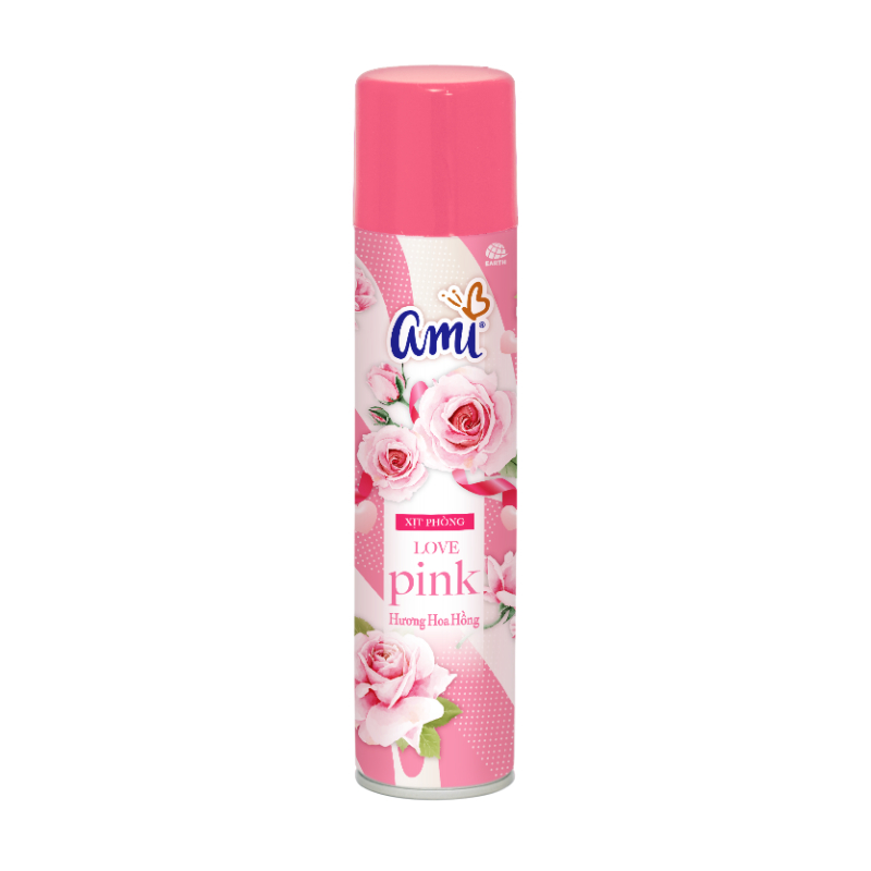 Bình xịt thơm phòng Ami 280ml (24) - Xịt phòng Ami Hương lily/ Hoa Hồng/ Lavender/ Trái cây/ Ylang/ Chanh