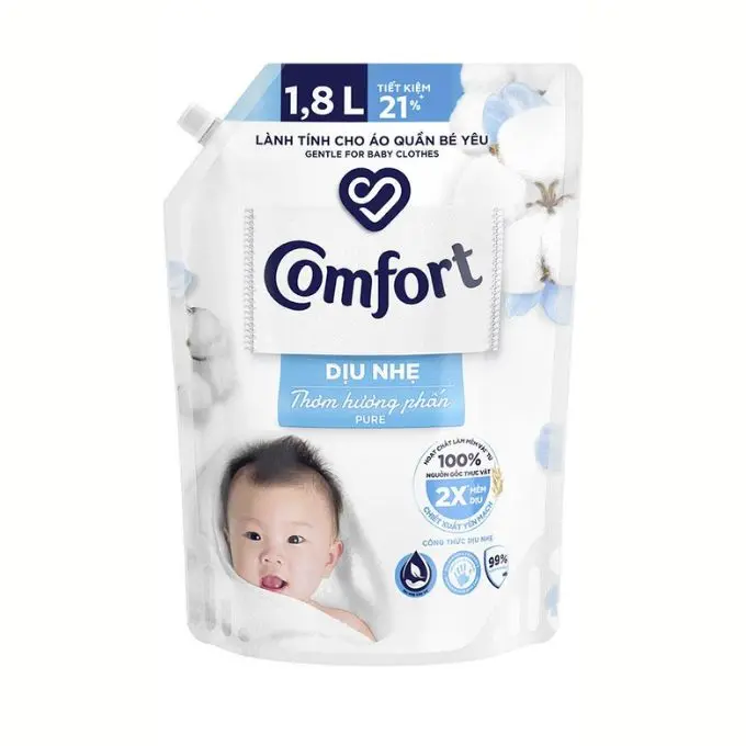 Nước xả vải Comfort 1,8L (4 túi/ thùng)