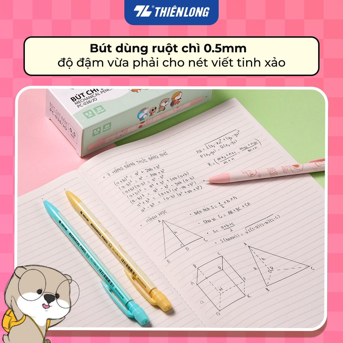 Bút chì bấm Thiên Long Joyee PC-038/JO 0.5mm (20)