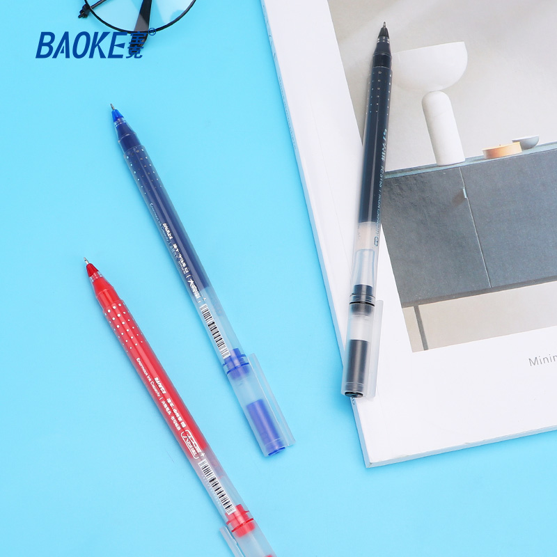 Bút gel Baoke PC5158 0.5mm mực nhiều, ngòi ST (12)