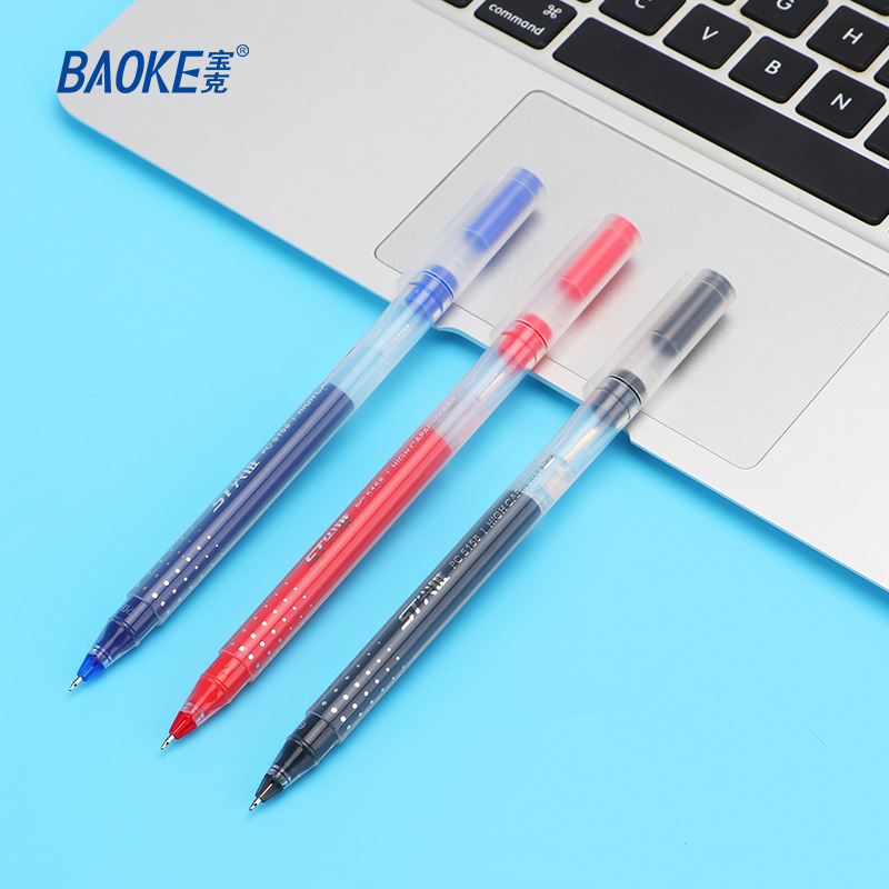 Bút gel Baoke PC5158 0.5mm mực nhiều, ngòi ST (12)