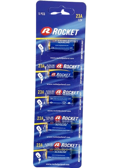 Pin A23 Premium Alkaline Rocket Gold 12V (12)
