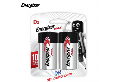 Pin D Energizer MAX E95 BP2 1.5V (2 viên/ vỉ)