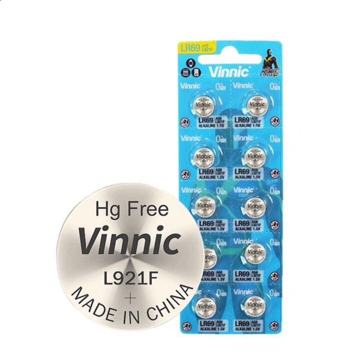Pin LR69 AG6 L921F Vinnic 1.5V (10 viên/ vỉ)