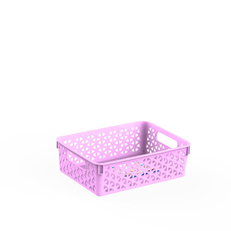 Rổ đan 1T7 23.5x17x8cm chữ nhật Duy Tân (25 cái/ kiện/ đủ màu)