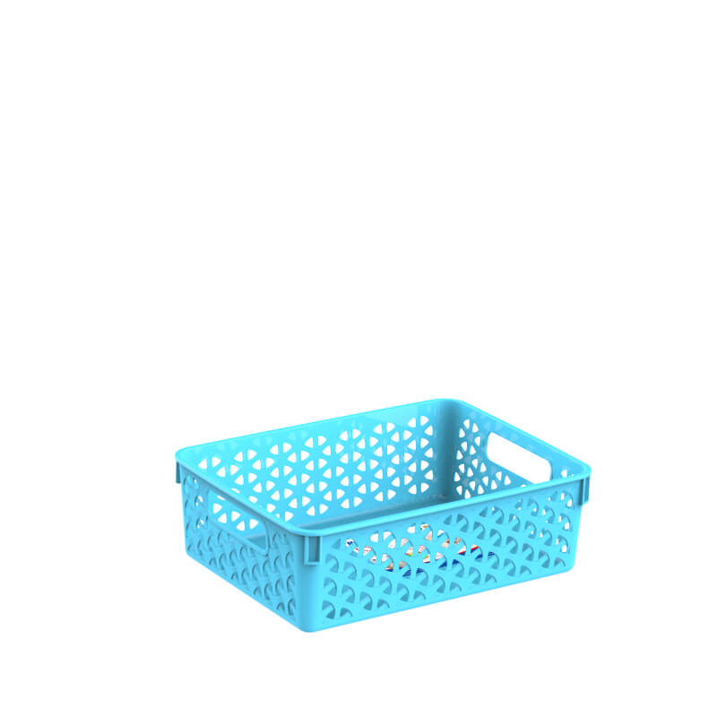 Rổ đan 1T7 23.5x17x8cm chữ nhật Duy Tân (25 cái/ kiện/ đủ màu)