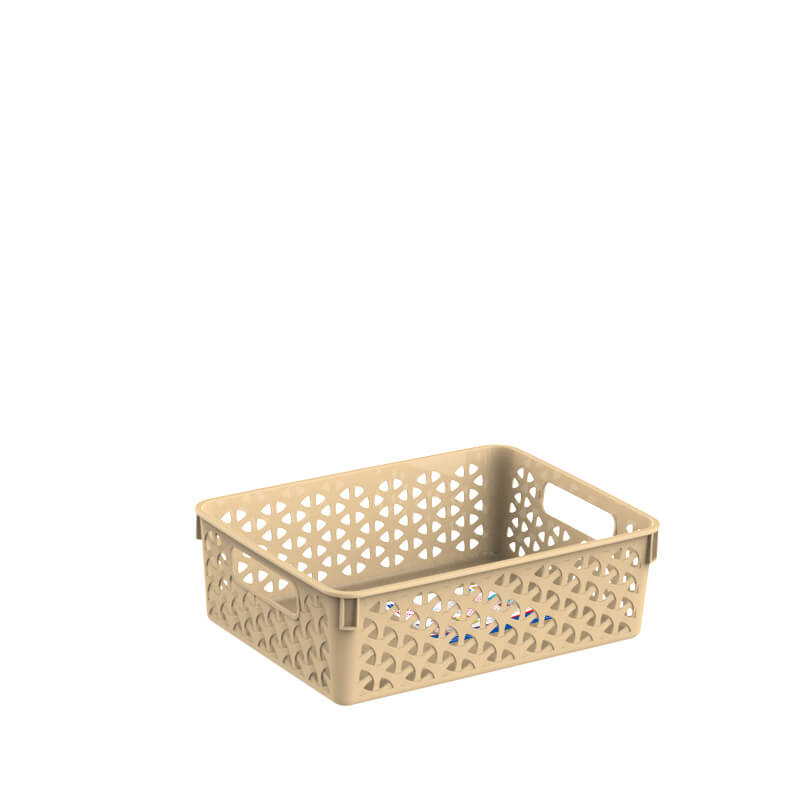 Rổ đan 1T7 23.5x17x8cm chữ nhật Duy Tân (25 cái/ kiện/ đủ màu)
