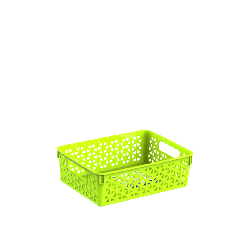 Rổ đan 1T7 23.5x17x8cm chữ nhật Duy Tân (25 cái/ kiện/ đủ màu)