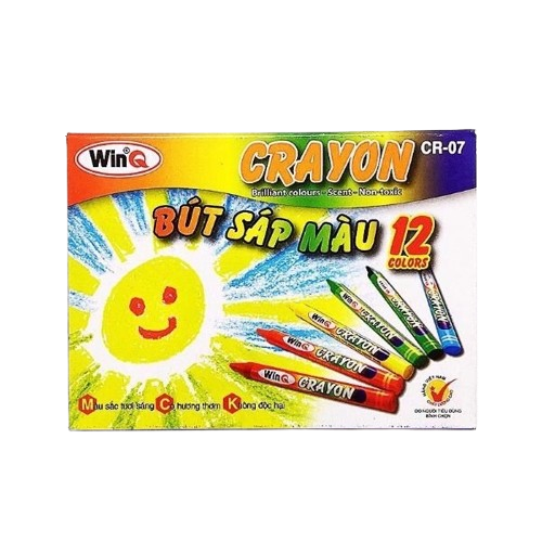 Sáp màu WinQ 12 màu/ 24 màu