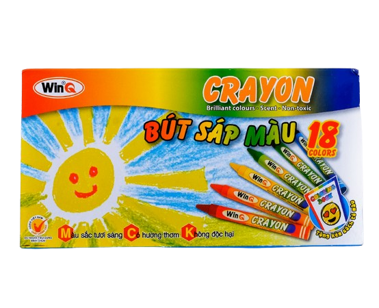 Sáp màu WinQ 12 màu/ 24 màu