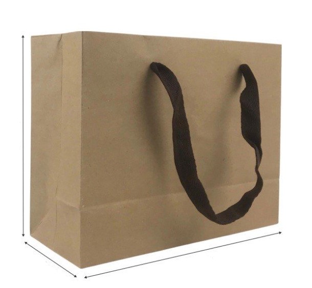 Túi Kraft trơn ngang size XL Linh Lan TNK-XL 27x32x11
