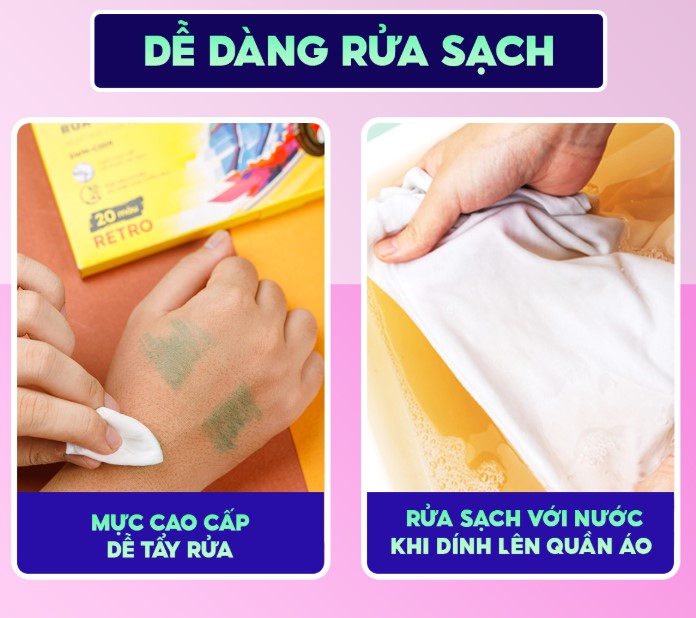 Bút lông màu bursh Fiber Pen Thiên Long Colokit SWM-C010/AK 12 màu ngòi brush (có thể rửa được)