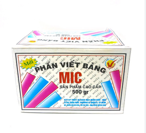 Phấn viết bảng MIC 500g trắng có bụi (24)