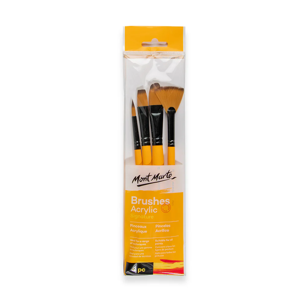 Set 4 cọ vẽ Mont Marte BMHS0011-V05