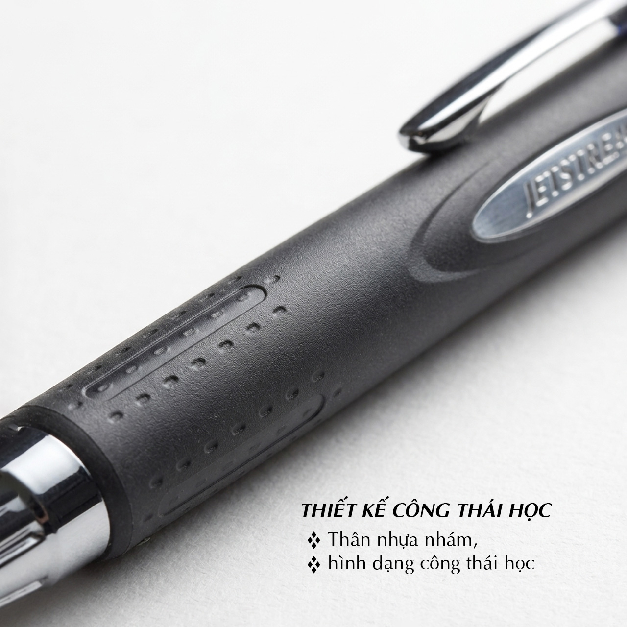 Bút ký Uni-ball SXN-210 Jetstream semi gel bút bi bấm 1.0mm, mực xanh (12)